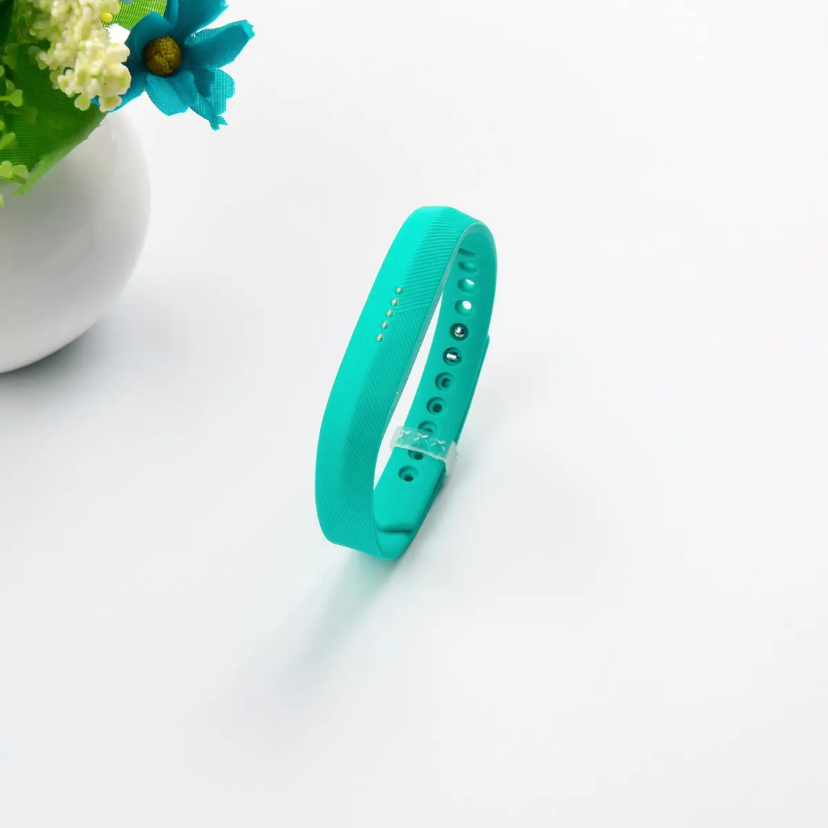 AIUNIT Compatible Flex 2 Band | Small Adjustable Sport Wristband in Teal - view 6