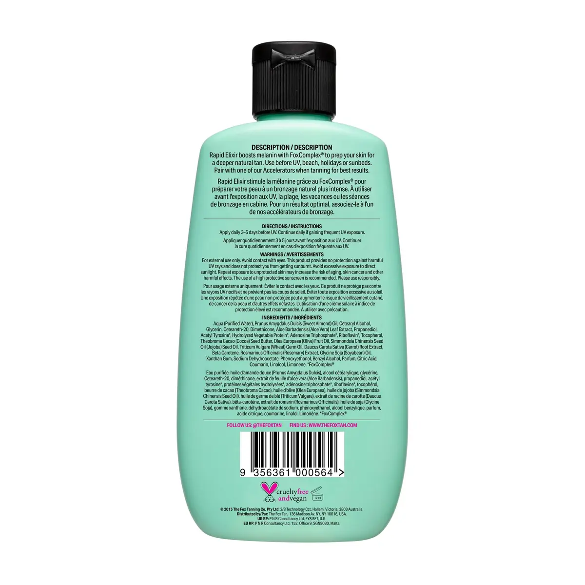 The Fox Tan The Originals Bundle 120mL | Deep & Dark Tan Accelerators, Vegan & Cruelty-Free - view 7