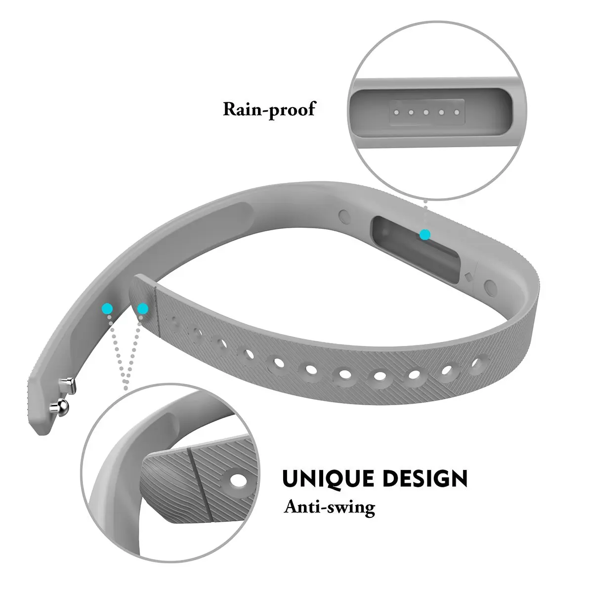 AIUNIT Flex 2 Replacement Band 3 Pack | Sport & Fitness Wristbands for Men Women - view 3