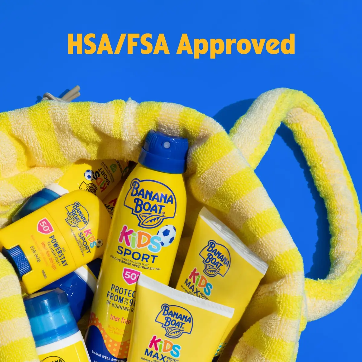 Banana Boat Sport Kids Sunscreen Spray SPF 50 Twin Pack | Tear-Free & Sting-Free Protection for Sensitive Skin - view 8