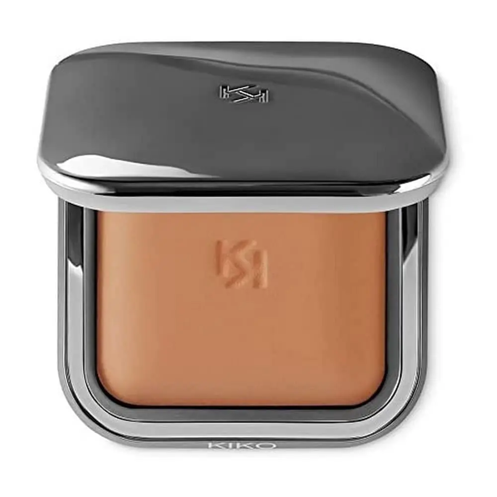 Kiko Milano Radiant Fusion Baked Mineral Face Powder 05 Hazelnut | Luminous, Nourishing & Easy to Blend - main product image