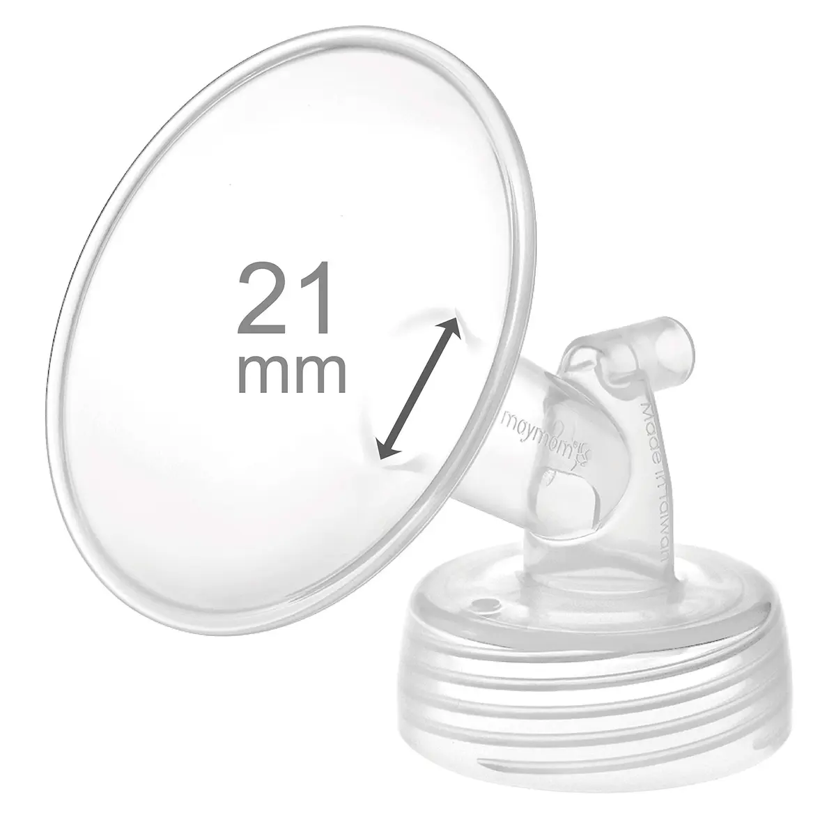 Maymom 21mm Flange for Spectra S1/S2/9 Plus Breastpump | BPA-Free Plastic, Hypoallergenic - main product image