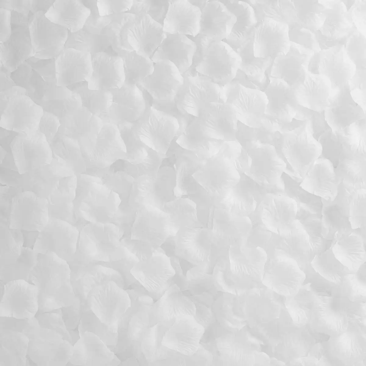 BESKIT Artificial Fake Rose Petals, Silk Flowers Petals, 3000 PCS, White | Reusable, Realistic Wedding Decor - view 3