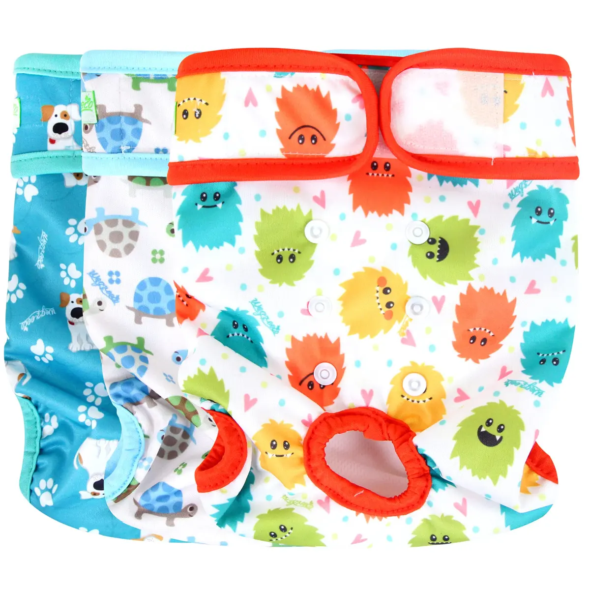 wegreeco Female Dog Diapers Medium | Reusable & Stylish Pattern for Incontinence & Heat - main product image