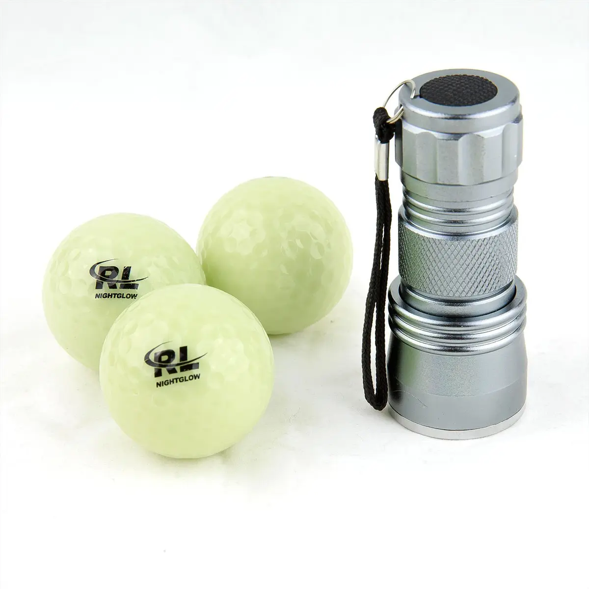 R&L Glow Golf Balls for Night Sports - Tournament Fluorescent 6 Pack | Rechargeable with UV Flashlight - view 5
