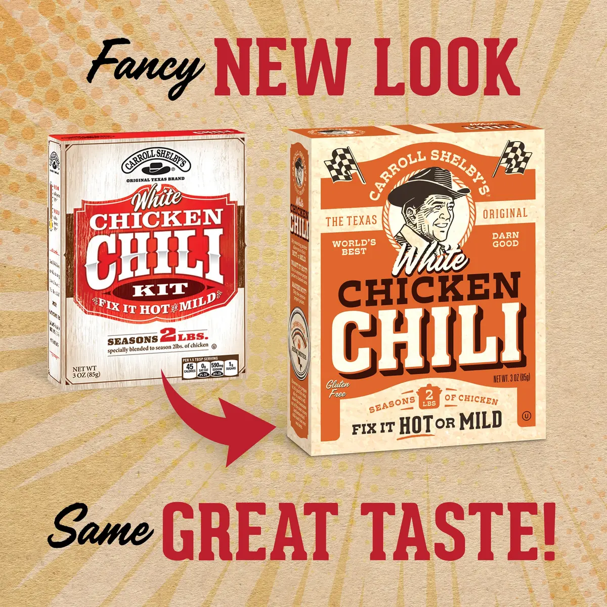 Carroll Shelby's Original Texas Brand White Chicken Chili Kit 3oz Pack of 2 | Authentic Texas-Style Seasoning - view 4