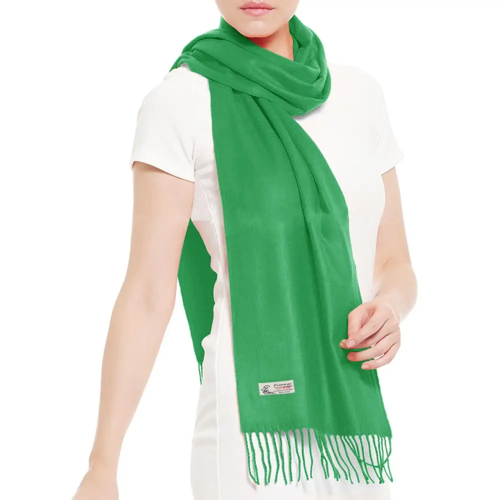 TZ Promise Unisex Winter Scarf Solid Color Cashmere Feel Long Warm | Versatile & Light for All Seasons - view 3