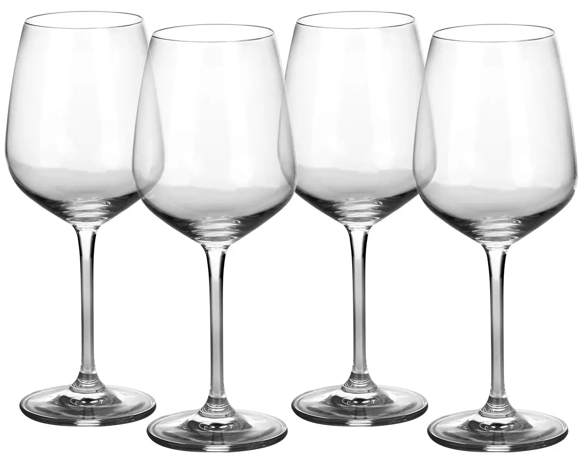 Amlong Crystal All-Purpose Wine Glasses 17oz | Lead-Free, Dishwasher Safe, Set of 4 - main product image