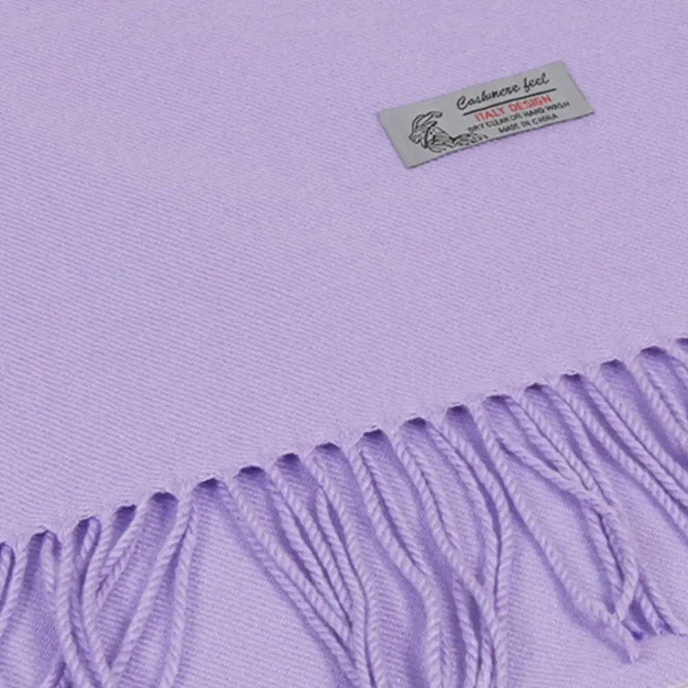 TZ Promise Unisex Winter Scarf Solid Color Cashmere Feel Long Warm | Versatile & Light for Cold & Cool Weather - view 2