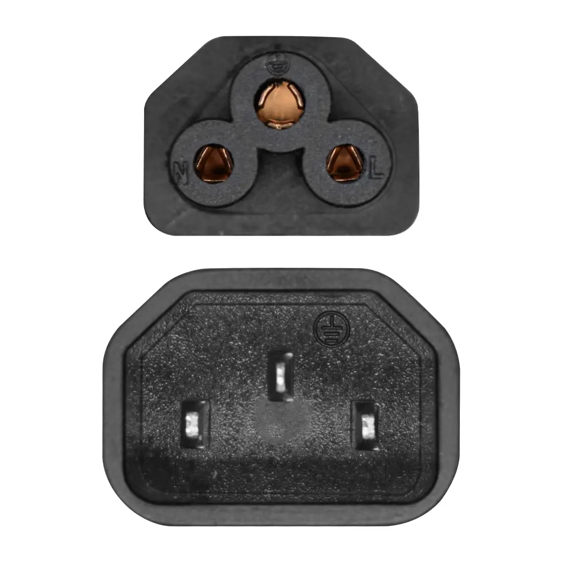 Tekit IEC C14 to C5 Power Cord 1.8m (6ft) | 3-Prong Laptop Power Cable Replacement - view 5