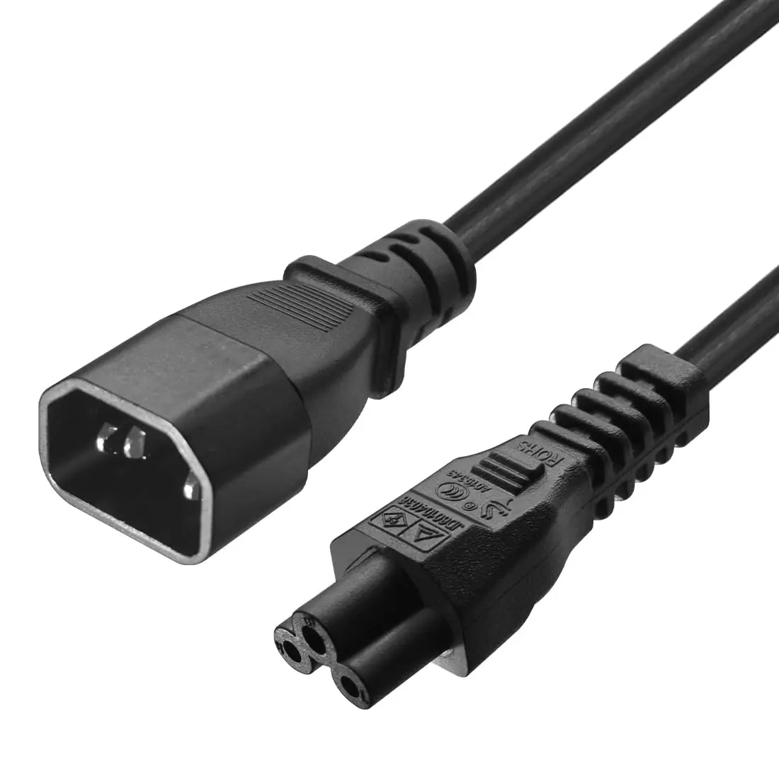 Tekit IEC C14 to C5 Power Cord 1.8m (6ft) | 3-Prong Laptop Power Cable Replacement - main product image