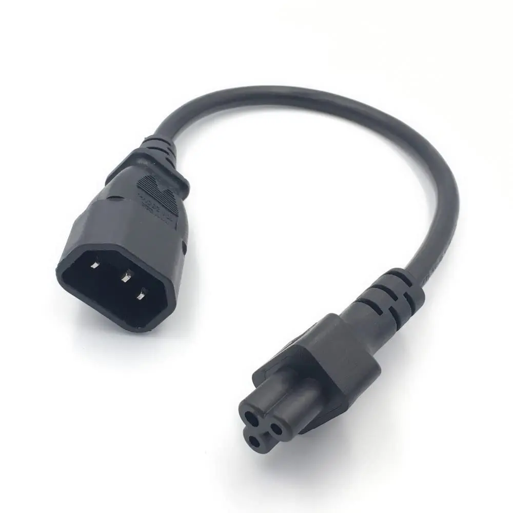 Tekit C14 to C5 Power Cord 0.3m (1ft) | IEC 320 C14 Male to C5 Female Adapter Cable - view 6