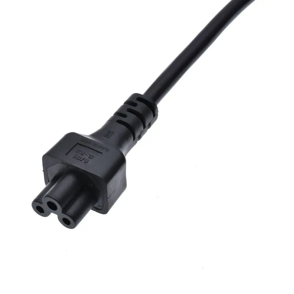 Tekit C14 to C5 Power Cord 0.3m (1ft) | IEC 320 C14 Male to C5 Female Adapter Cable - view 3