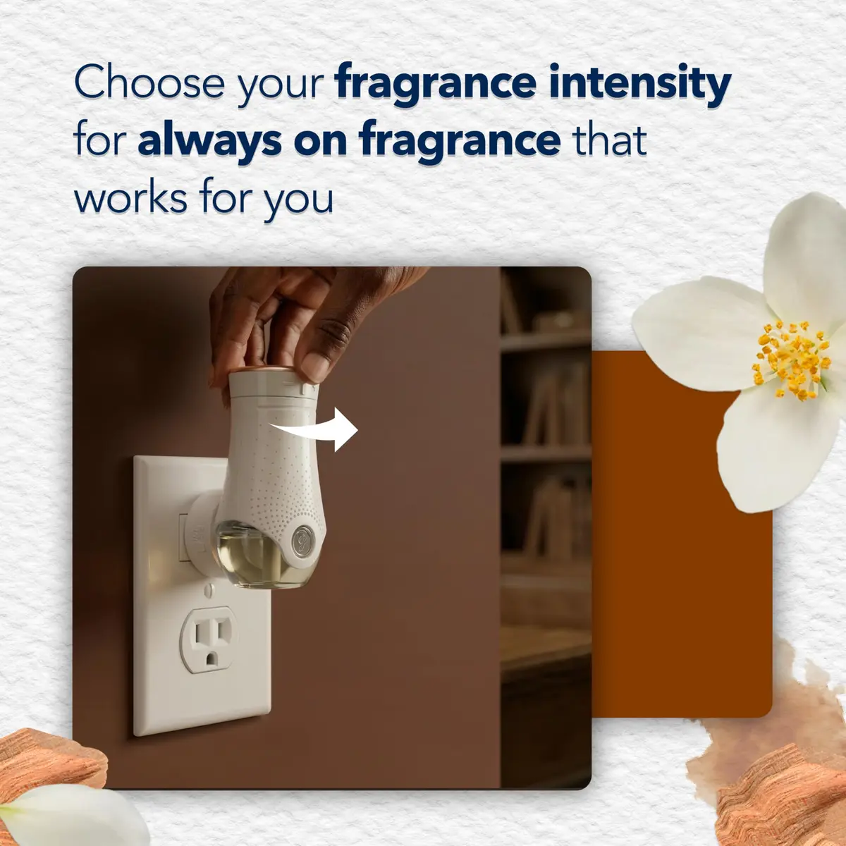 Glade PlugIns Refills Air Freshener, Cashmere Woods Scent, 3.35 Fl Oz Each (5 Count Pack) | Essential Oils for Home & Bathroom - view 7