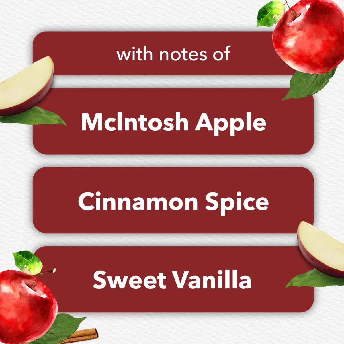 Glade Apple Cinnamon PlugIns Refills 3.35 Fl Oz (100 ml) | Continuous Fragrance for Home & Bathroom - view 4