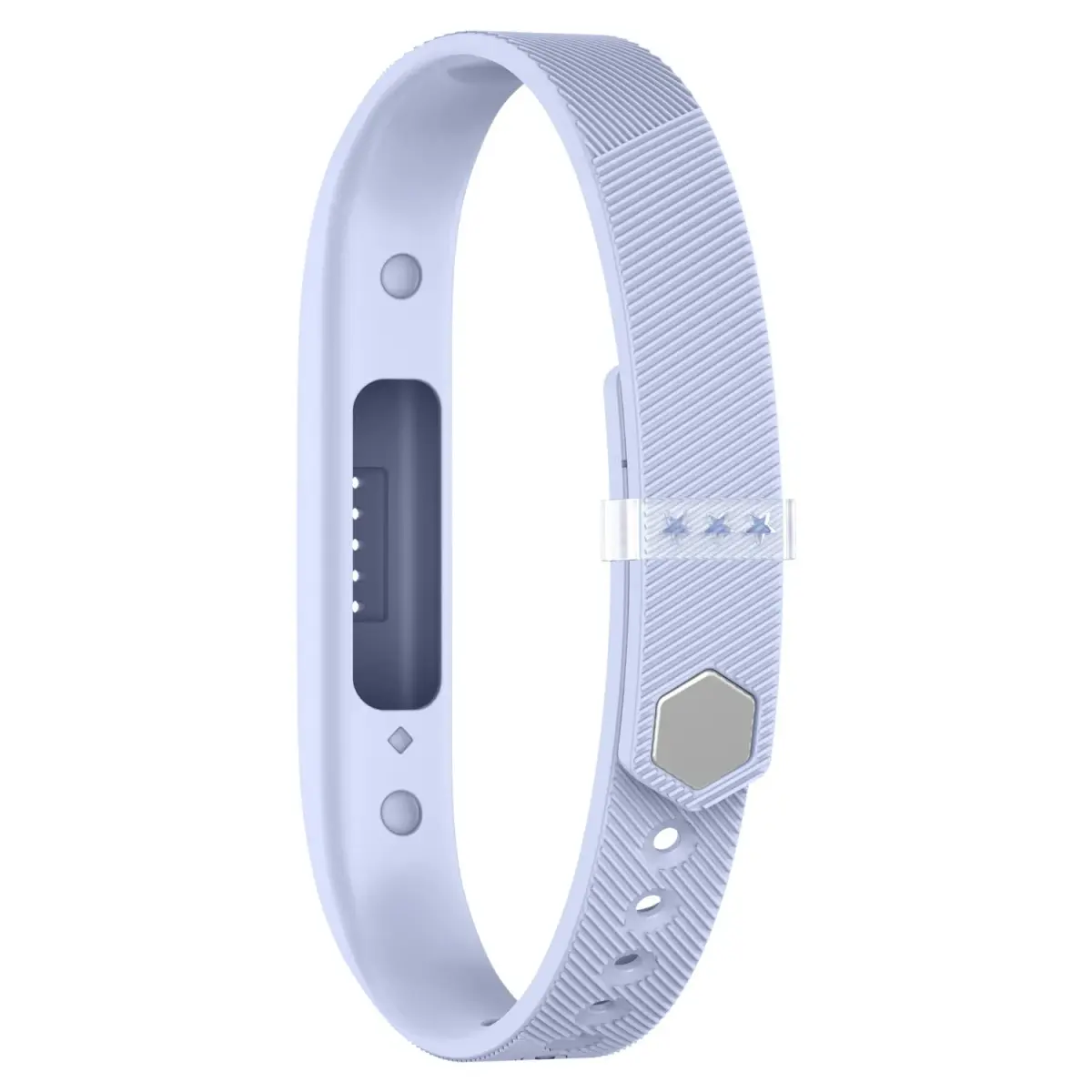 Greeninsync Silicone Watch Band for Fitbit Flex 2, Small, Lavender | Secure Fit & Durable Material - view 2