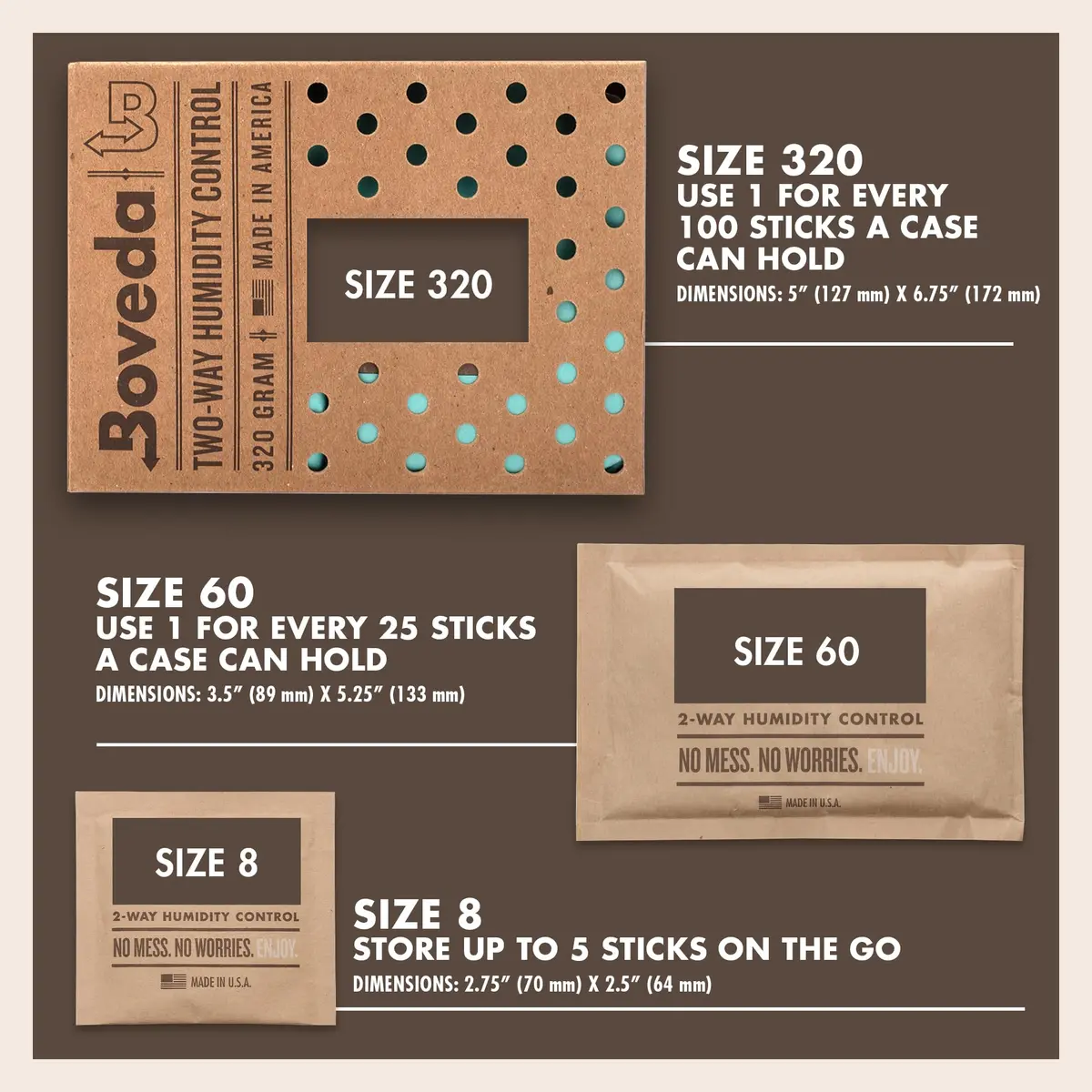 Boveda 65% Humidity Control Packs 60g | Long-Term Aging & Storage - view 4