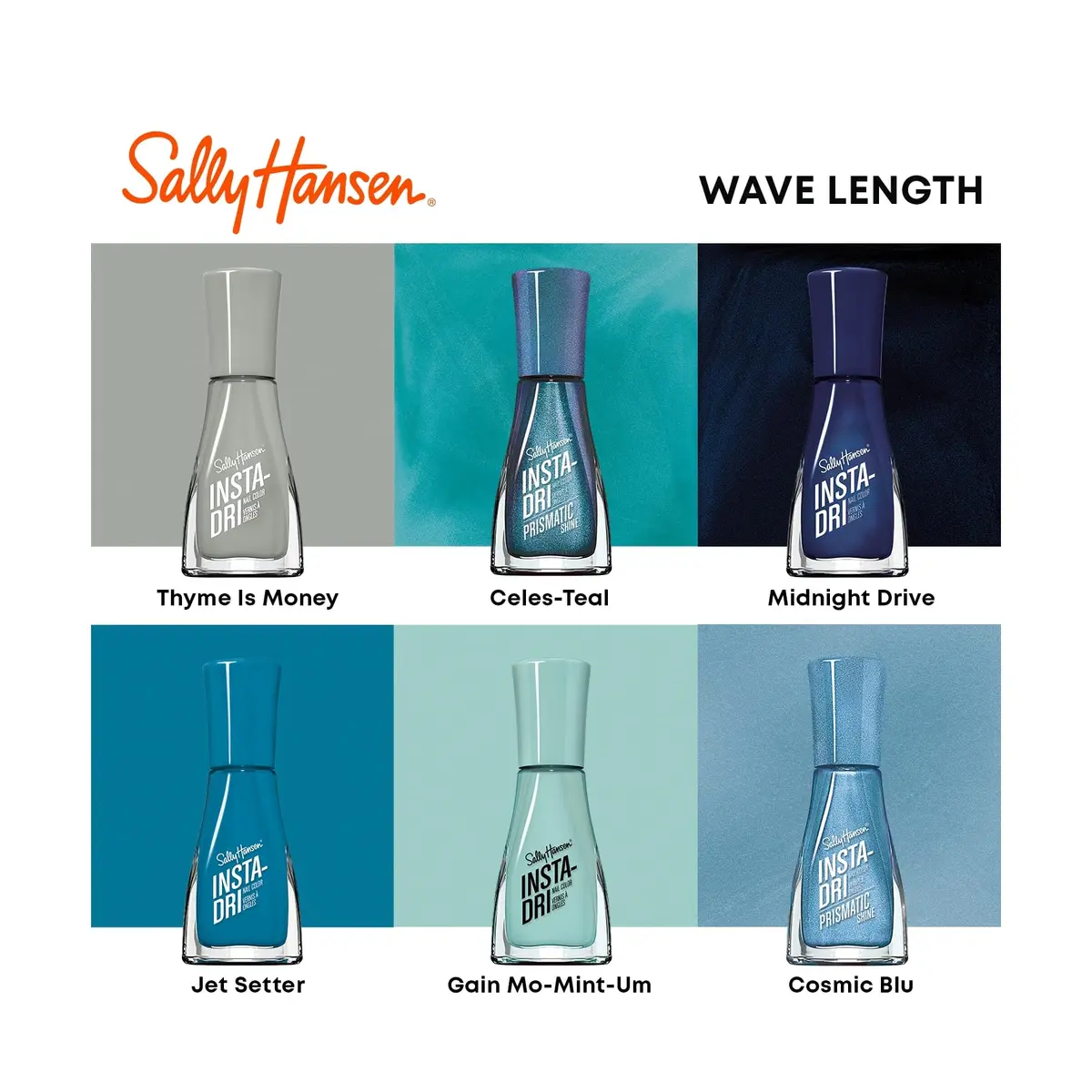 Sally Hansen Insta-Dri Nail Color Thyme is Money 9ml (0.31 Fl Oz) | Quick Dry 1-Coat Formula - view 6