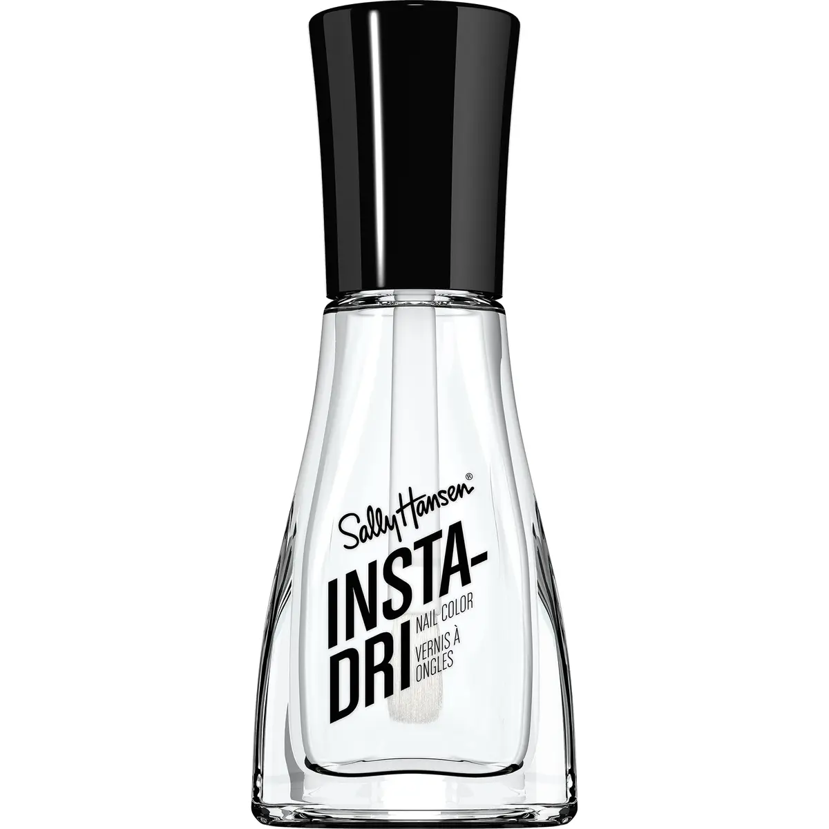 Sally Hansen Insta-Dri Nail Polish White On Time, 9ml (0.31 Fl Oz) | Quick Dry, Long Lasting, Shiny Finish — 103 Clearly Quick / 0.31 Fl Oz - main product image