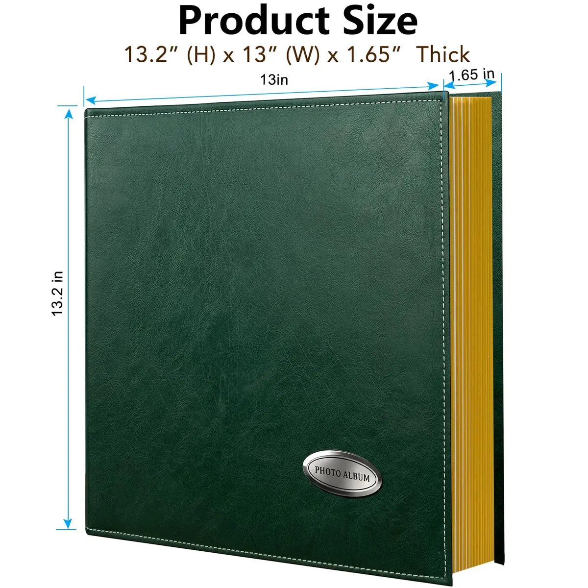 Zoview Classic PU Leather Photo Album 33cm (13 Inch) | Holds 4x6, 5x7, 6x8, 8x10 Photos - view 7