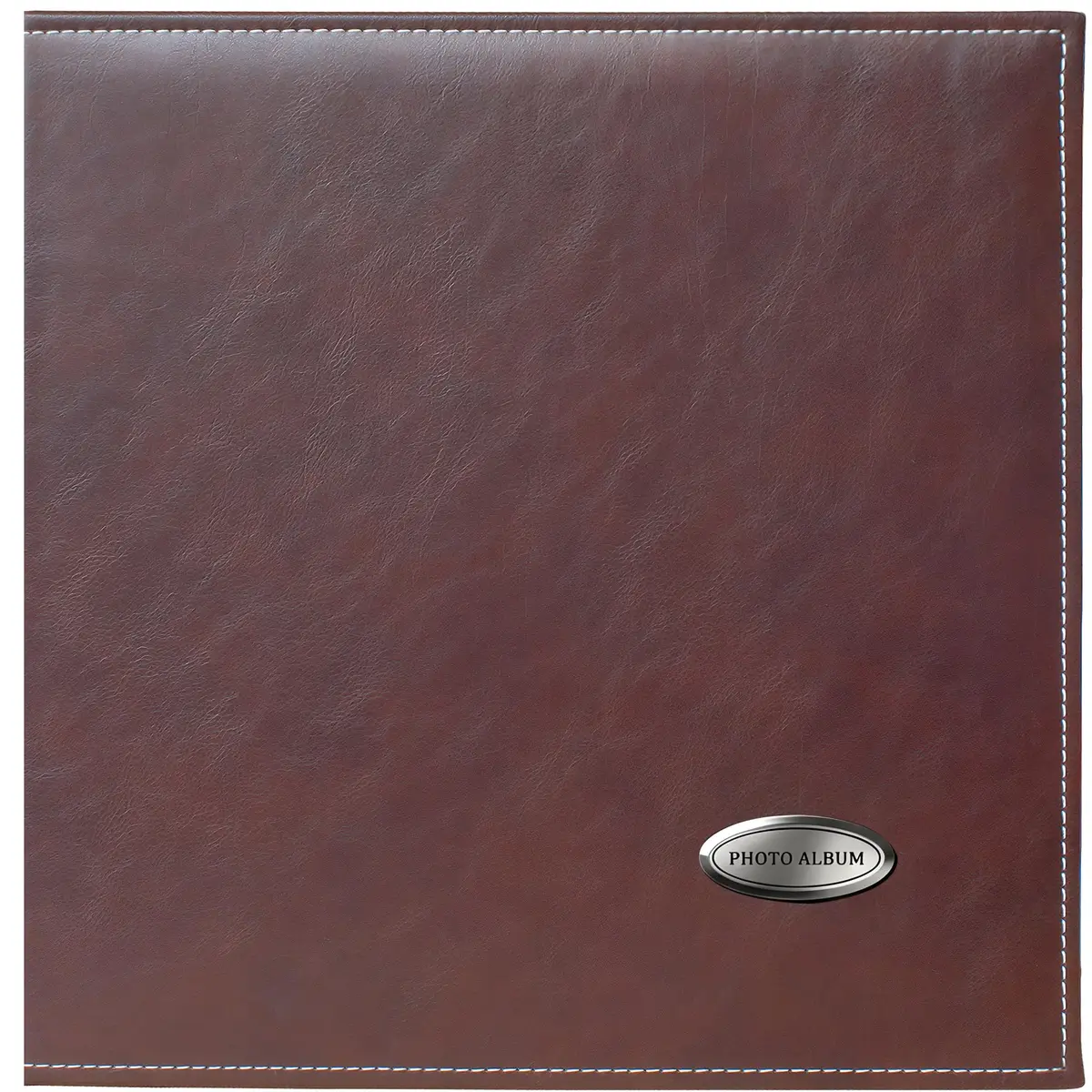 Zoview Coffee Leather Self-Adhesive Photo Album 33 cm (13 in) | Holds 4x6, 5x7, 8x10 Photos - view 8