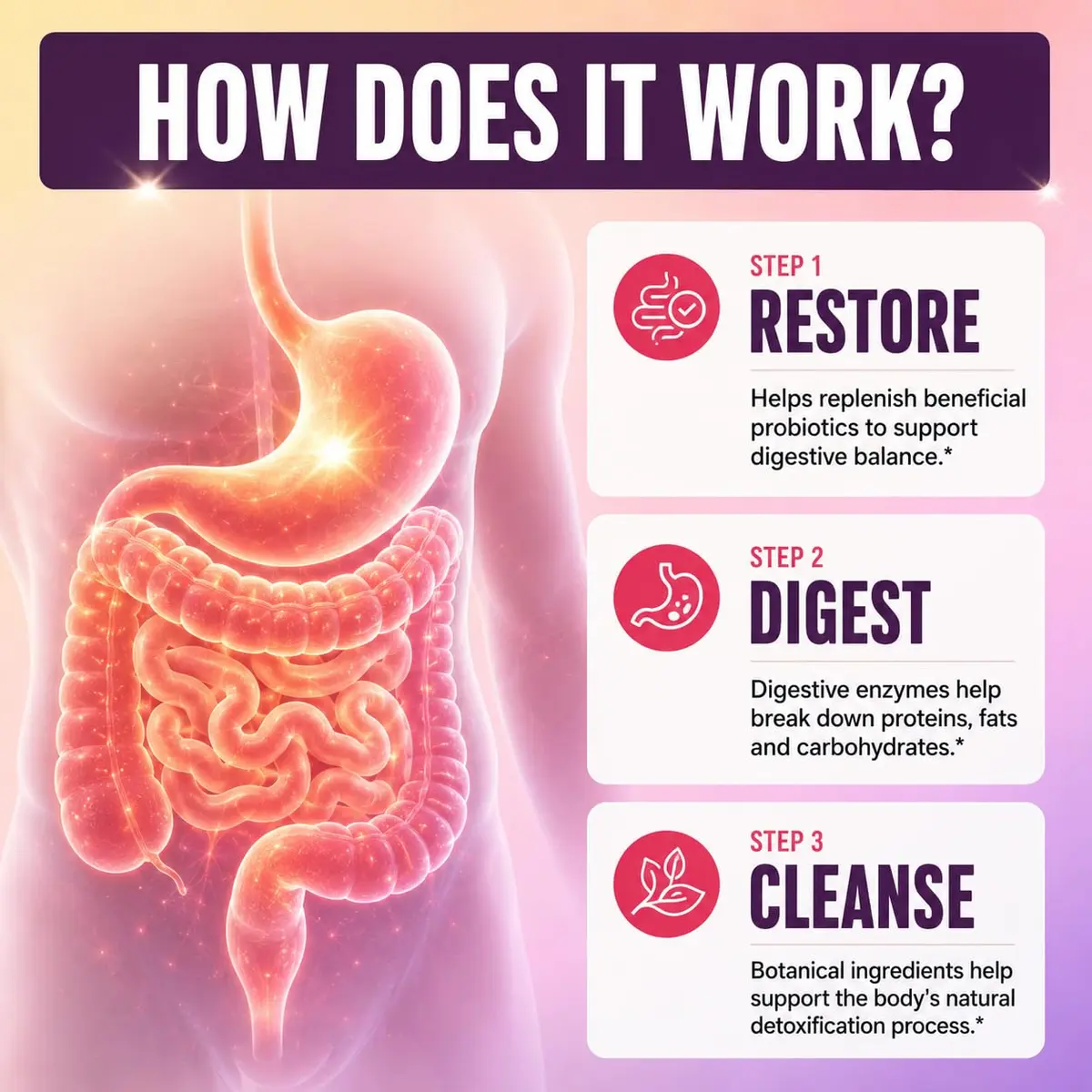 GOBIOTIX Detox Probiotic Supplement for Digestive Health - 50 Billion CFU | Gut Balance & Detox Support - view 4
