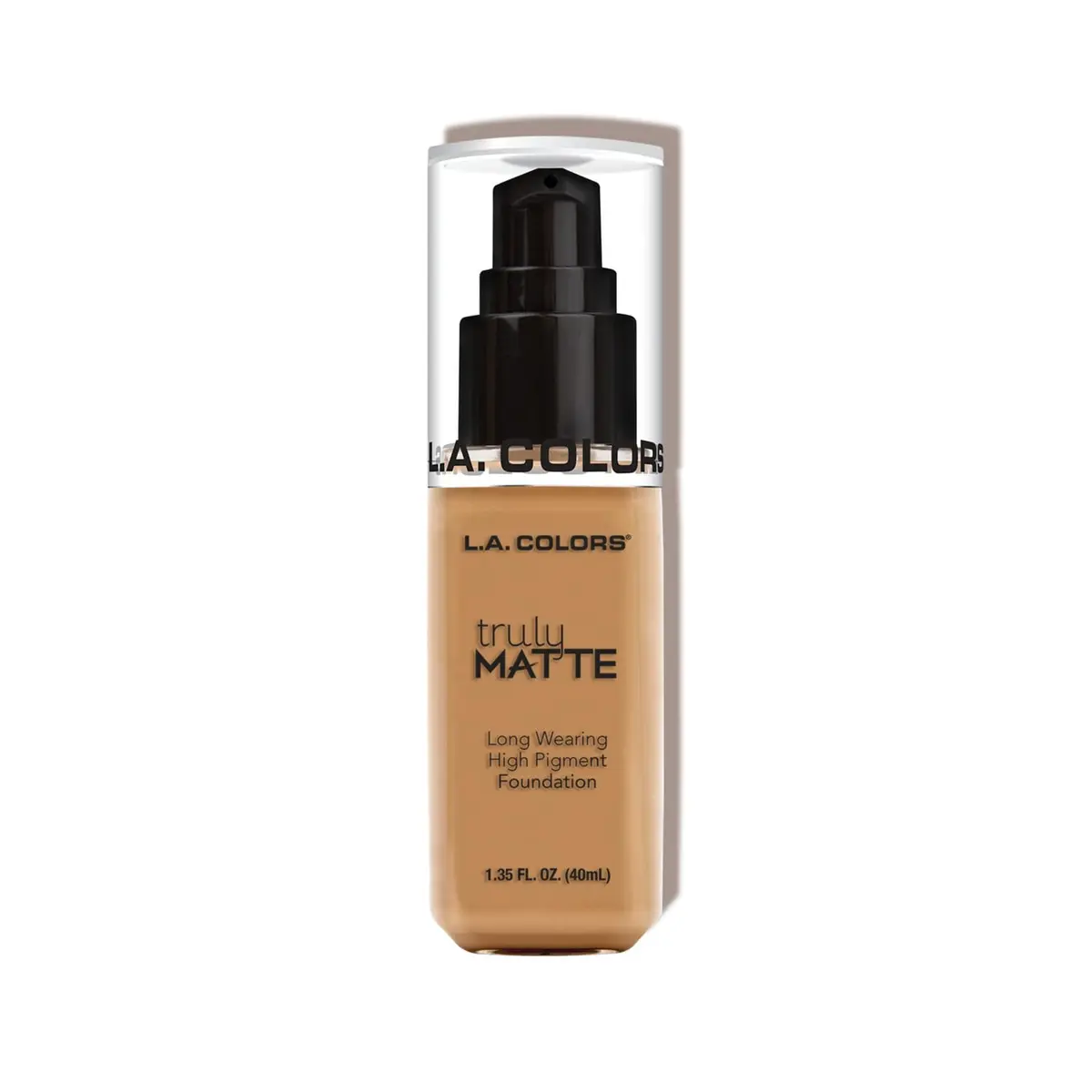 L.A. COLORS Truly Matte Foundation Warm Honey 40ml (1.41 Fl Oz) | Long-Wearing Matte Finish - view 2