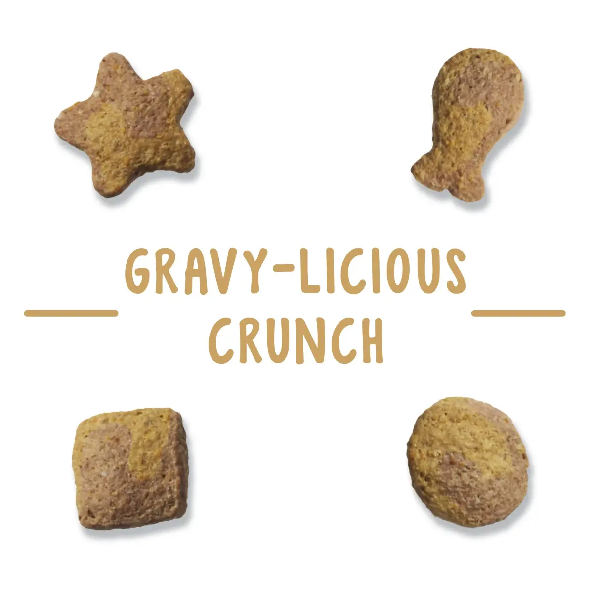 Purina Friskies Party Mix Gravy-licious Crunch Chicken & Gravy Cat Treats 567 g (20 oz) | Irresistible Chicken Flavor - view 2
