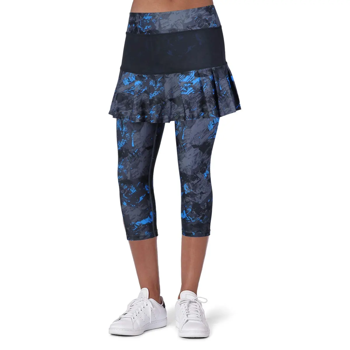 ANIVIVO Women Skirted Leggings Tennis Yoga Legging with Skirt Darkblue S | High Waist, Moisture Wicking, Pockets, Perfect for Active Women - main product image