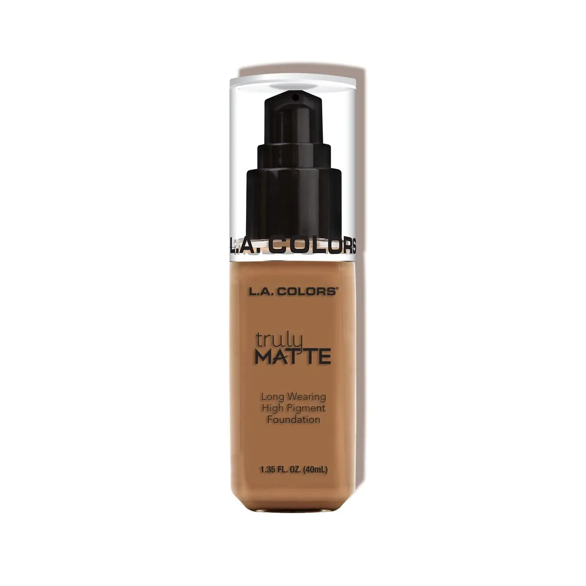 L.A. COLORS Truly Matte Foundation Deep Tan 85ml (2.9 Fl Oz) | Long-Wearing Matte Finish - main product image