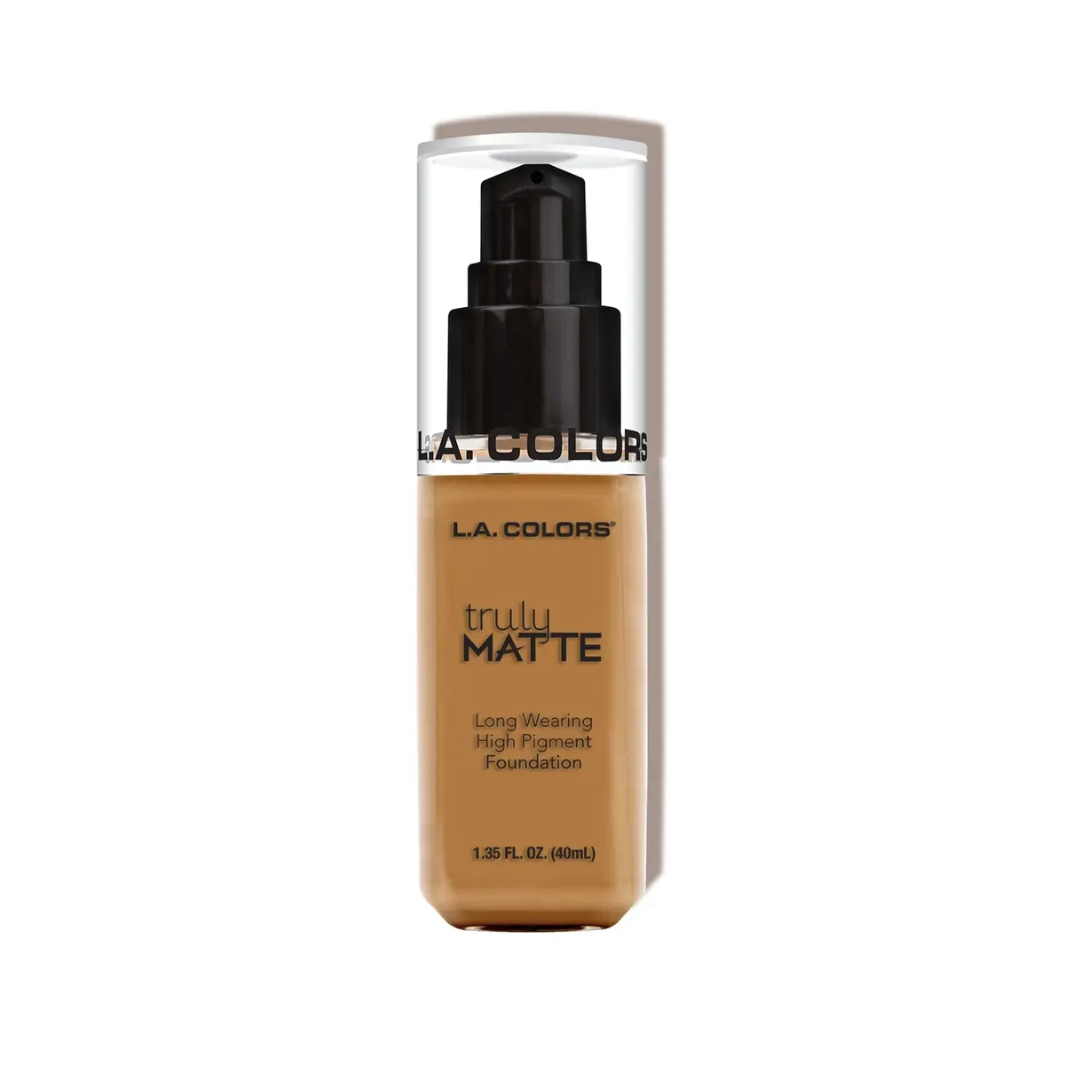 L.A. COLORS Truly Matte Foundation Cafe 2.9 Fl Oz (85 ml) | High-Pigment, Long-Wear Matte Finish - main product image