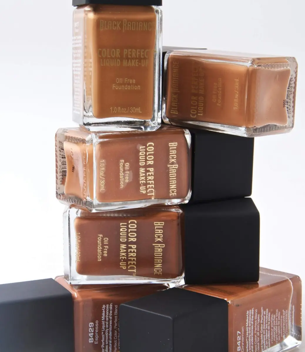 Black Radiance Color Perfect Liquid Make-Up Bisque 1 Fl Oz (29.57 ml) | Full Coverage Foundation for Deeper Skin Tones - view 8