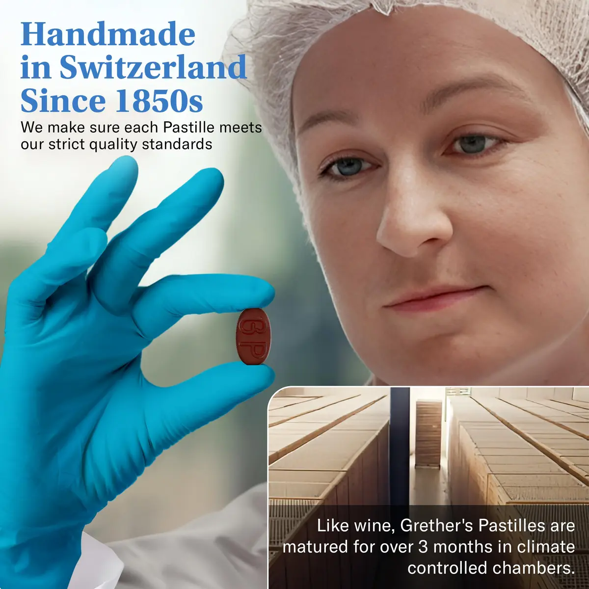 GRETHER'S Sugarfree Blueberry Pastilles 100g (3.5 oz) | Soothes Dry Mouth & Throat - view 5