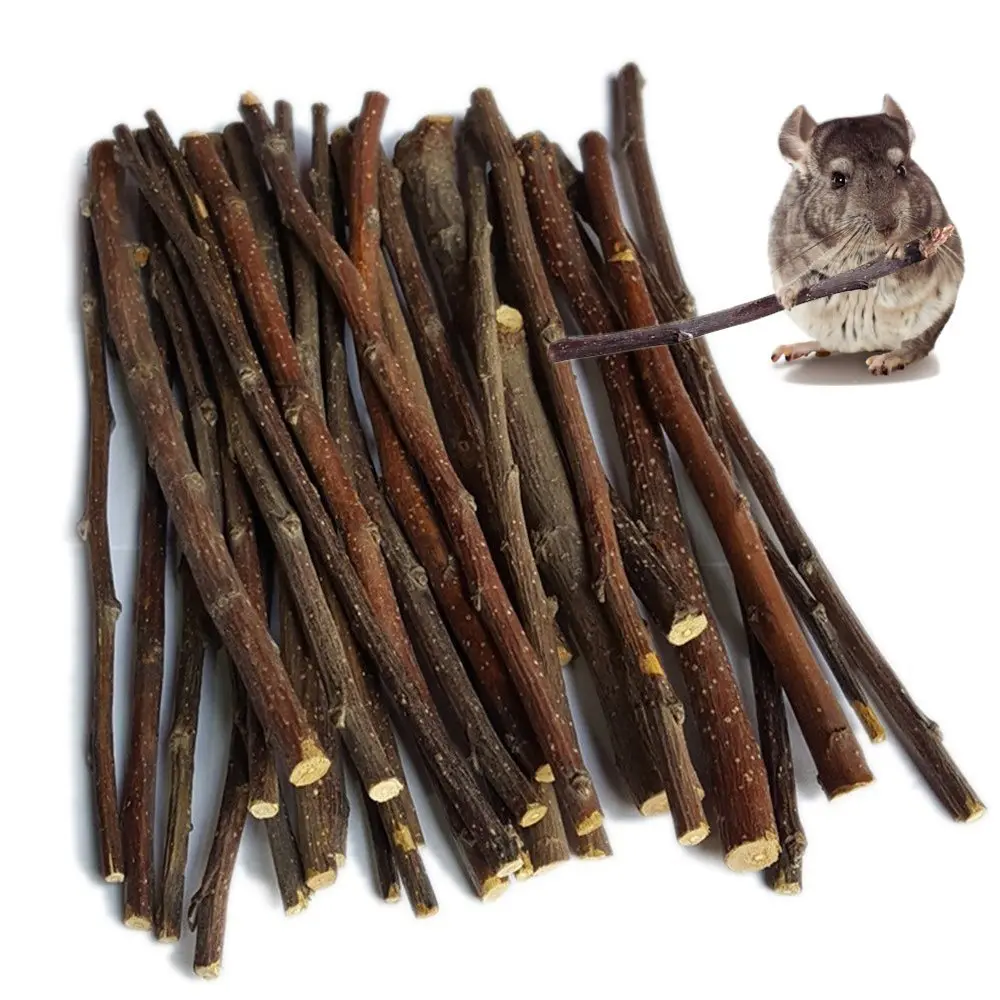 Sharllen Apple Sticks Pet Chew Toys for Rabbits & Small Animals | Organic 500g (18oz) | Supports Healthy Teeth - main product image