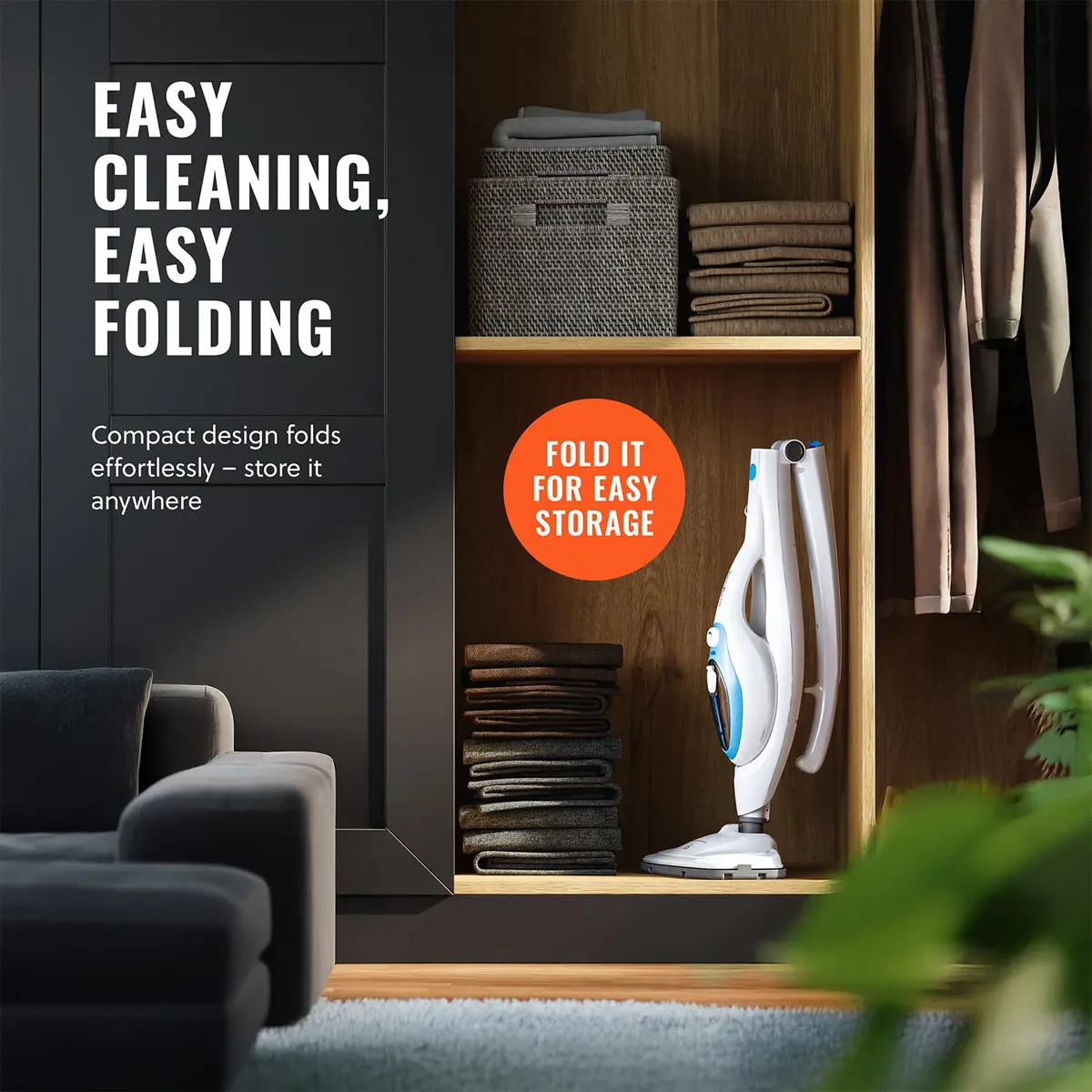 PurSteam 10-in-1 Steam Mop with Detachable Handheld Steam Cleaner for Tile Hardwood Floors | Chemical-Free, Rapid Heat, Multi-Accessory (120 chars) - view 8