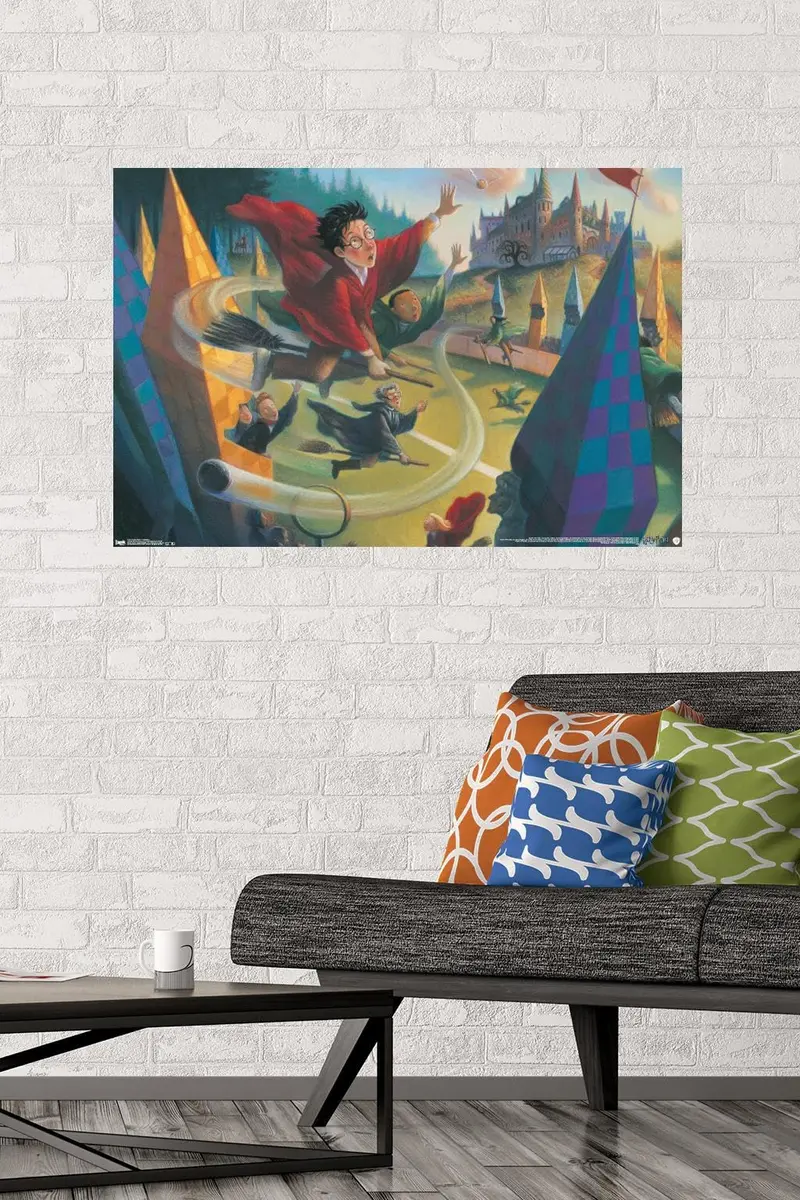 Trends International Harry Potter-Quidditch Premium Wall Poster 22.375" x 34" | High-Resolution Wall Art - view 2