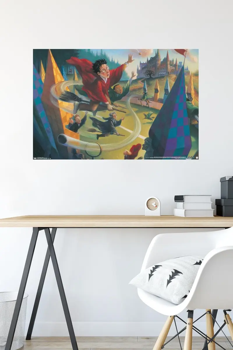 Trends International Harry Potter-Quidditch Premium Wall Poster 22.375" x 34" | High-Resolution Wall Art - view 4