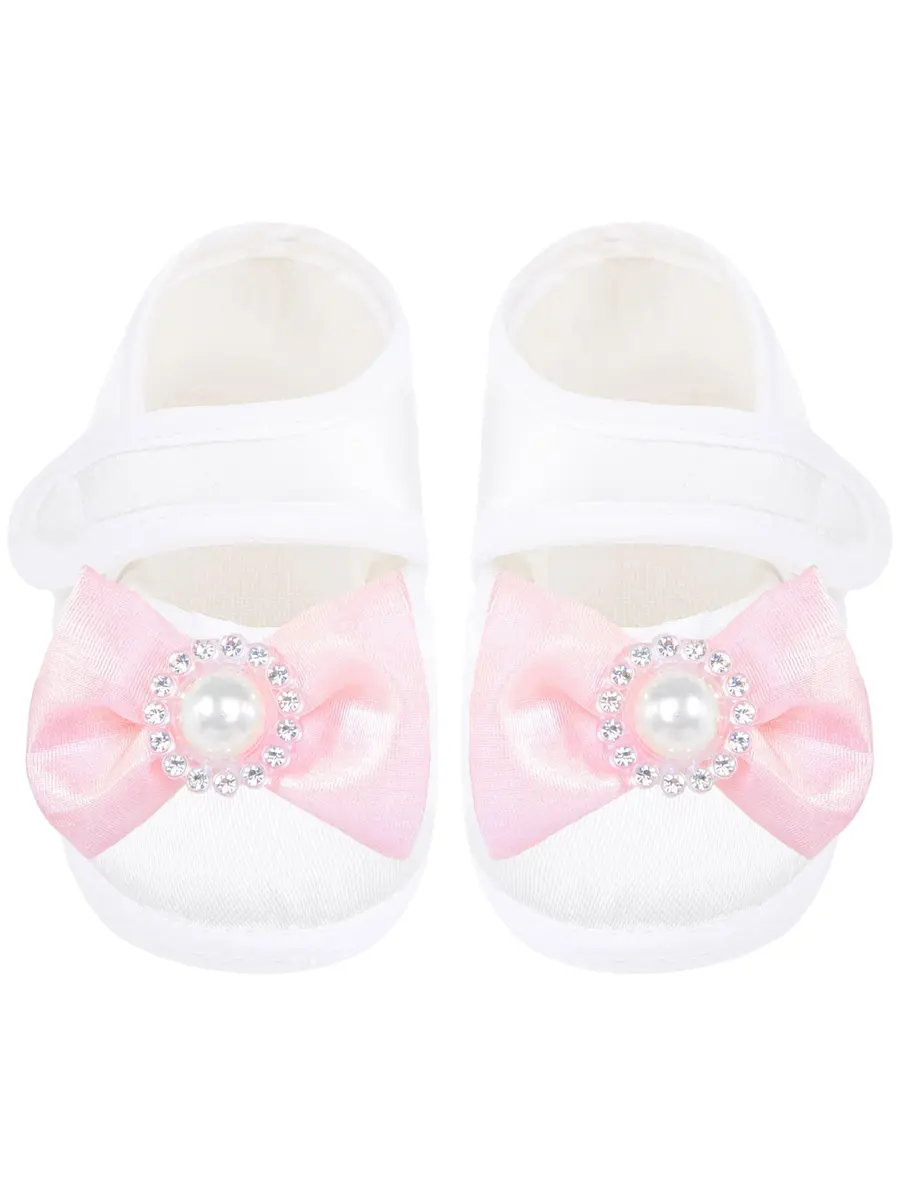 T.F. Taffy Baby Girl Newborn Pink Embroidered Princess Dress Gown 3-6 Months | Deluxe 6-Piece Set for Special Occasions - view 4