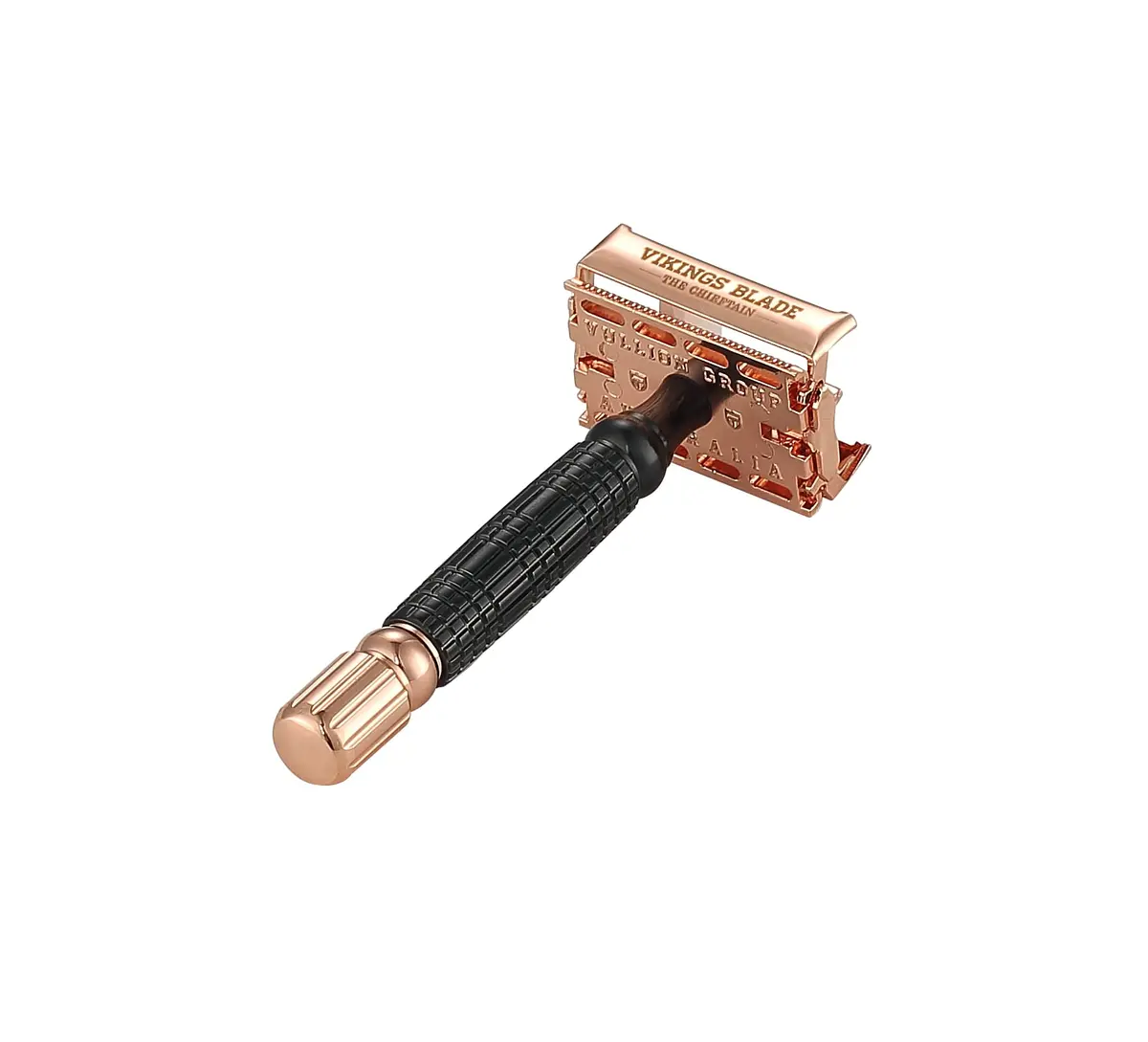 Vikings Blade Double Edge Safety Razor for Men + 5 Swedish Steel Blades + Luxury Case | Eco-Friendly & Reusable (Odin "Odin") - view 6