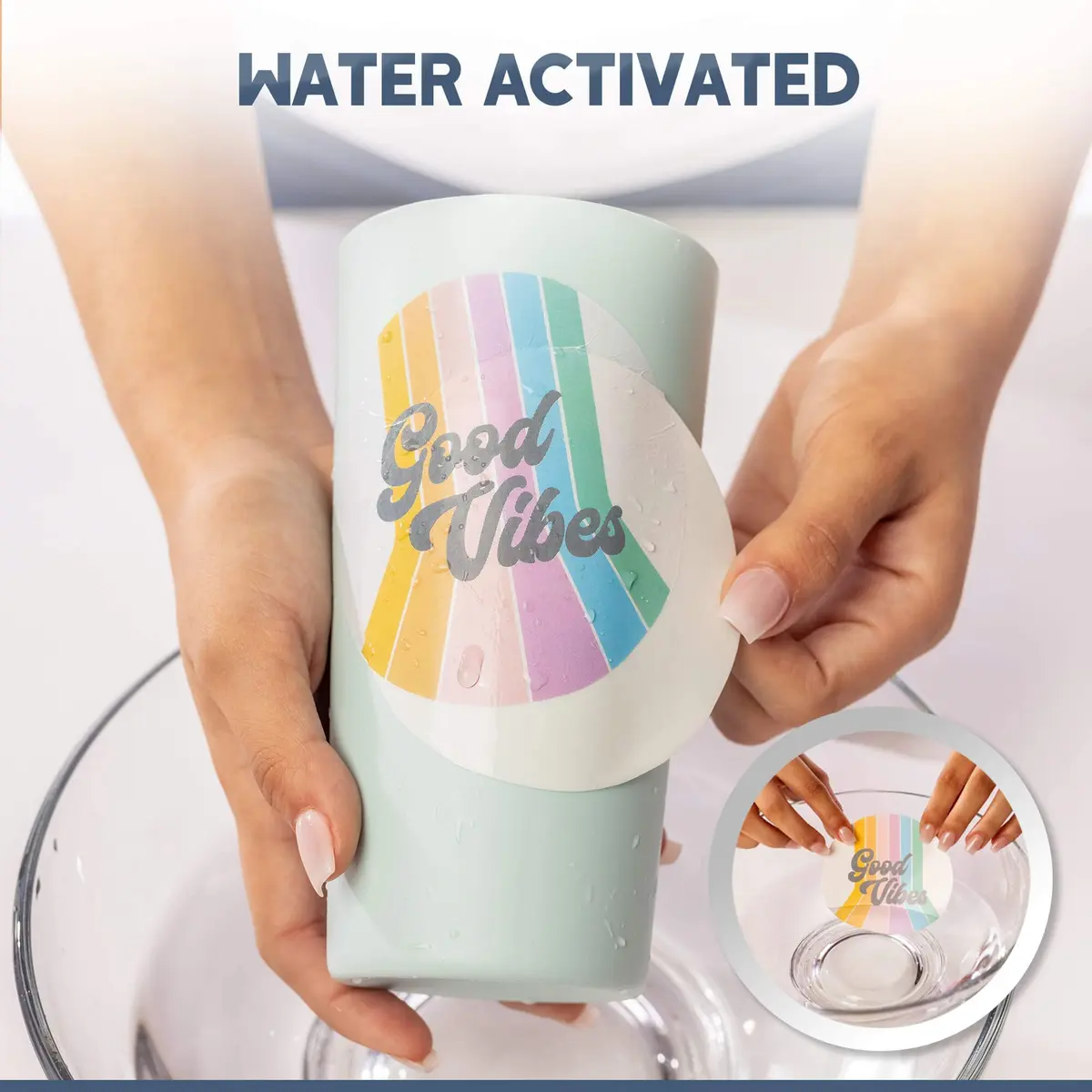 Hayes Waterslide Decal Paper for Inkjet Printers 20 Clear A4 Sheets | Quick Dry, Strong Adhesion, Easy Application - view 2