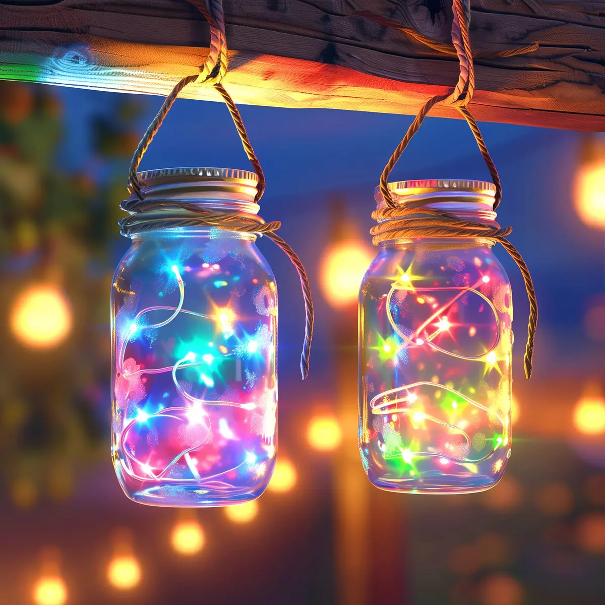 Minetom Multicolor Fairy String Lights 100 LEDs 10.1m (33 Ft) | Waterproof Copper Wire for Bedroom & Party Decor - view 5