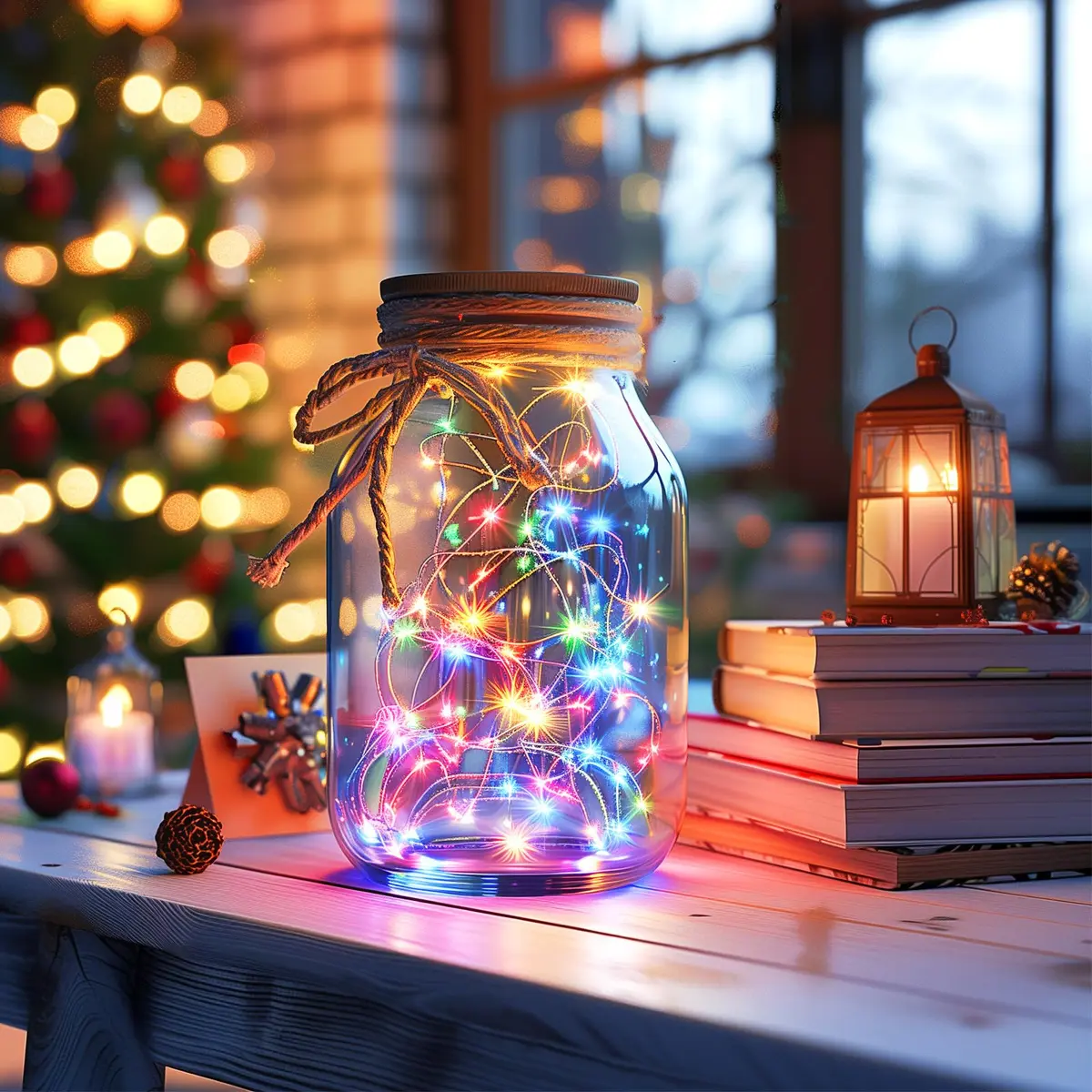 Minetom Multicolor Fairy String Lights 100 LEDs 10.1m (33 Ft) | Waterproof Copper Wire for Bedroom & Party Decor - view 7