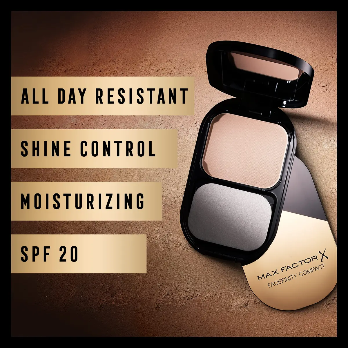Max Factor Powder Compact FaceFinity 05 Sand | Long-Lasting Matte Finish SPF 20 (70-120 chars) - view 8