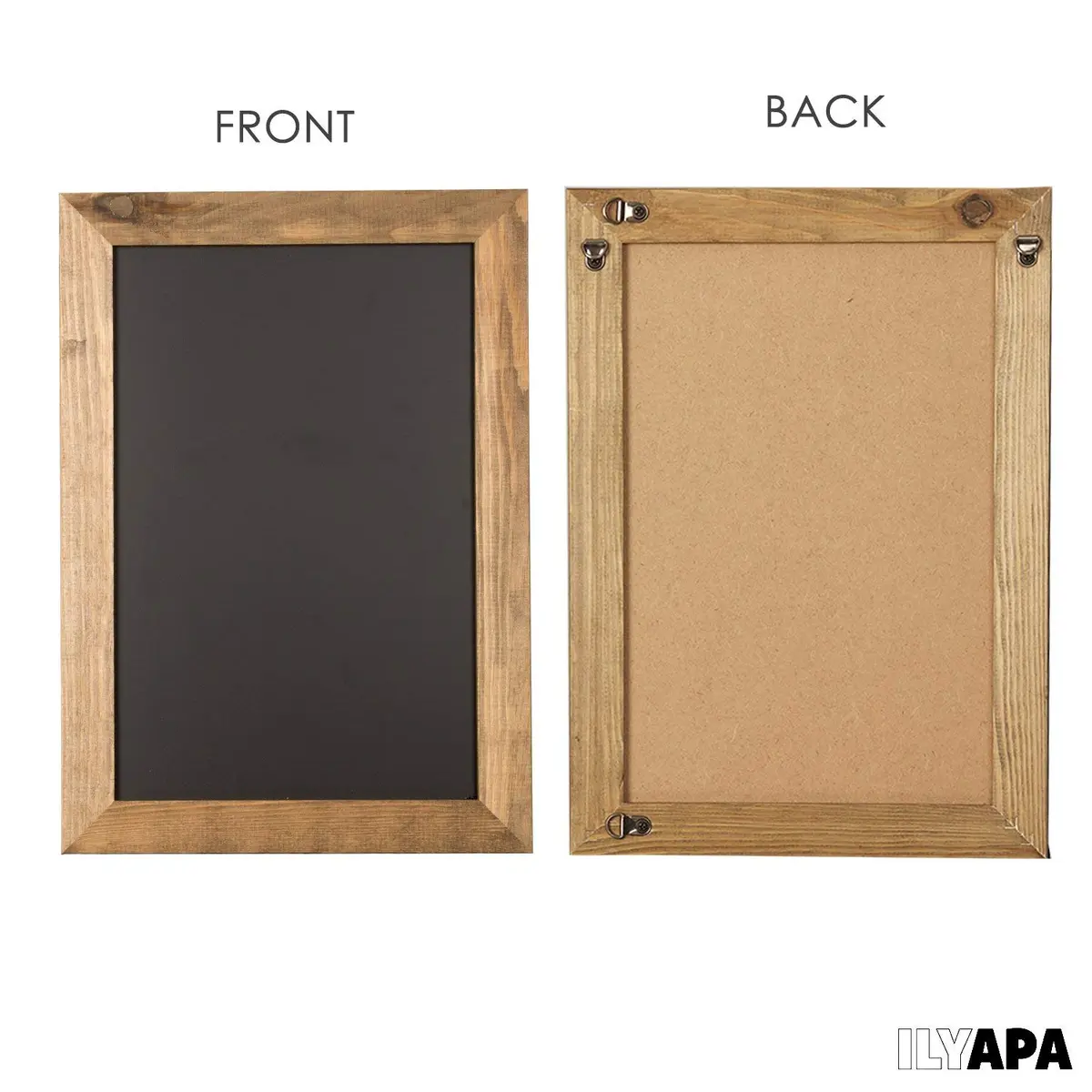 Ilyapa Framed Kitchen Chalkboard Sign, 12x16 Inch | Rustic Brown Wall Decor - view 5