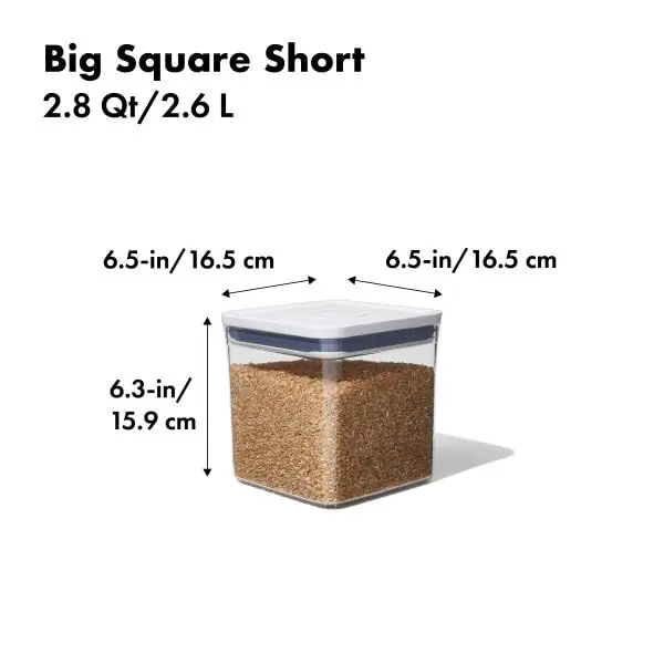 OXO Good Grips POP Container Airtight Food Storage 2.6 L (89.6 Fl Oz) | Stackable Kitchen Organizer - view 6