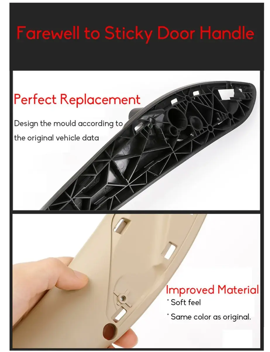 Jaronx Beige Right Front Door Handle for BMW 3 Series 2012-2018 & 4 Series 2014-2017 (1 Piece) - view 7