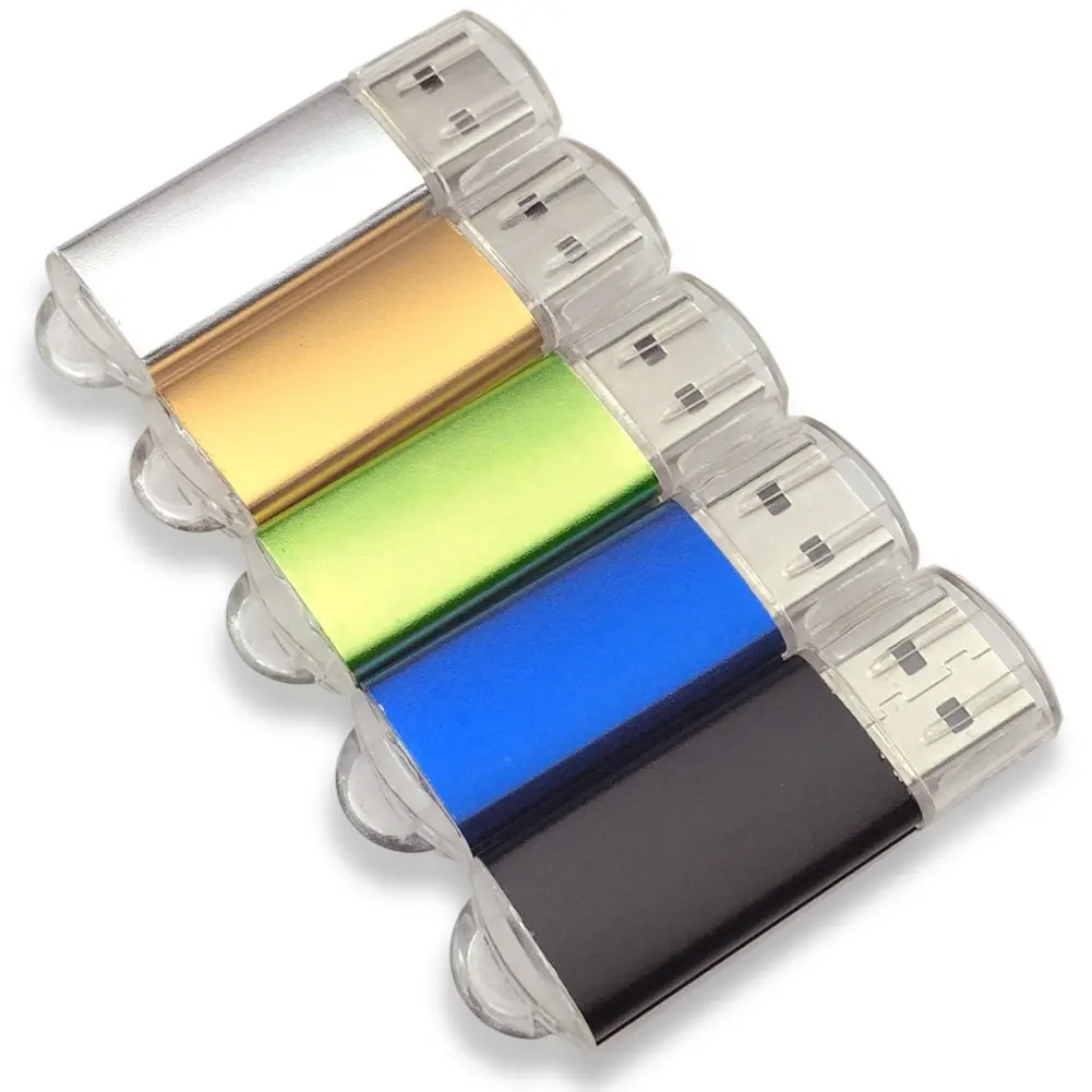 ebamaz 512MB USB 2.0 Metal Key Flash Drives 5-Pack | High Read/Write Speed - view 5