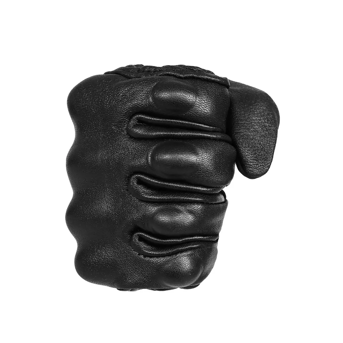 Superbike Men's Goatskin Leather Touchscreen Motorcycle Gloves Black | Durable, Flexible & Impact-Absorbing - view 6
