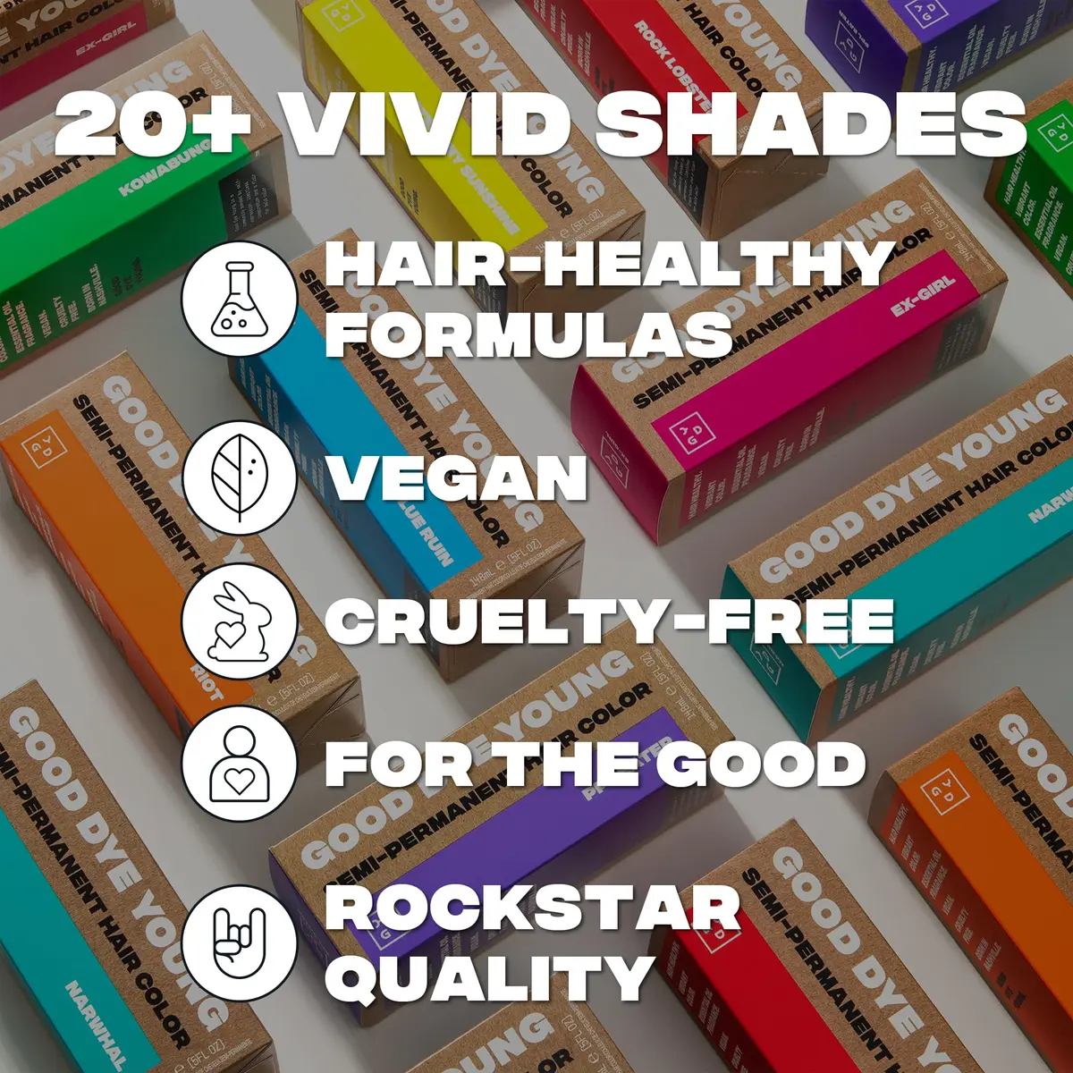 Good Dye Young Semi-Permanent Hair Purple Color 5 FL OZ | Vibrant, Vegan & Cruelty-Free - view 6
