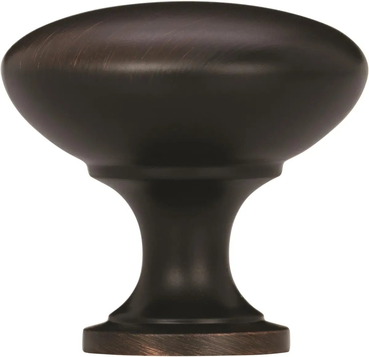 Amerock 10 Pack 1-1/4" Round Edona Oil-Rubbed Bronze Cabinet Knob | Classic Zinc Handle for Cabinets - view 6
